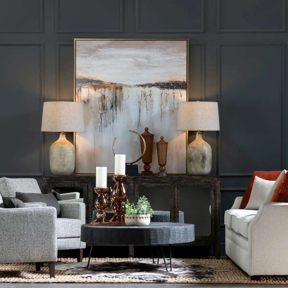 Crestview Collection Brooks Elegant Artwork Wall Art - Image 2