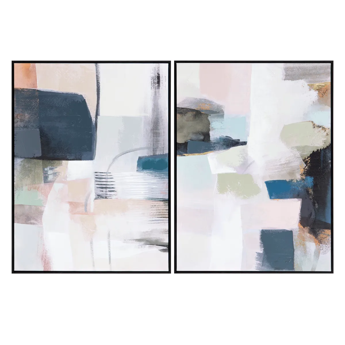 Crestview Collection Broughton Canvas Wall Art ~ Set Of 2 - Image 2