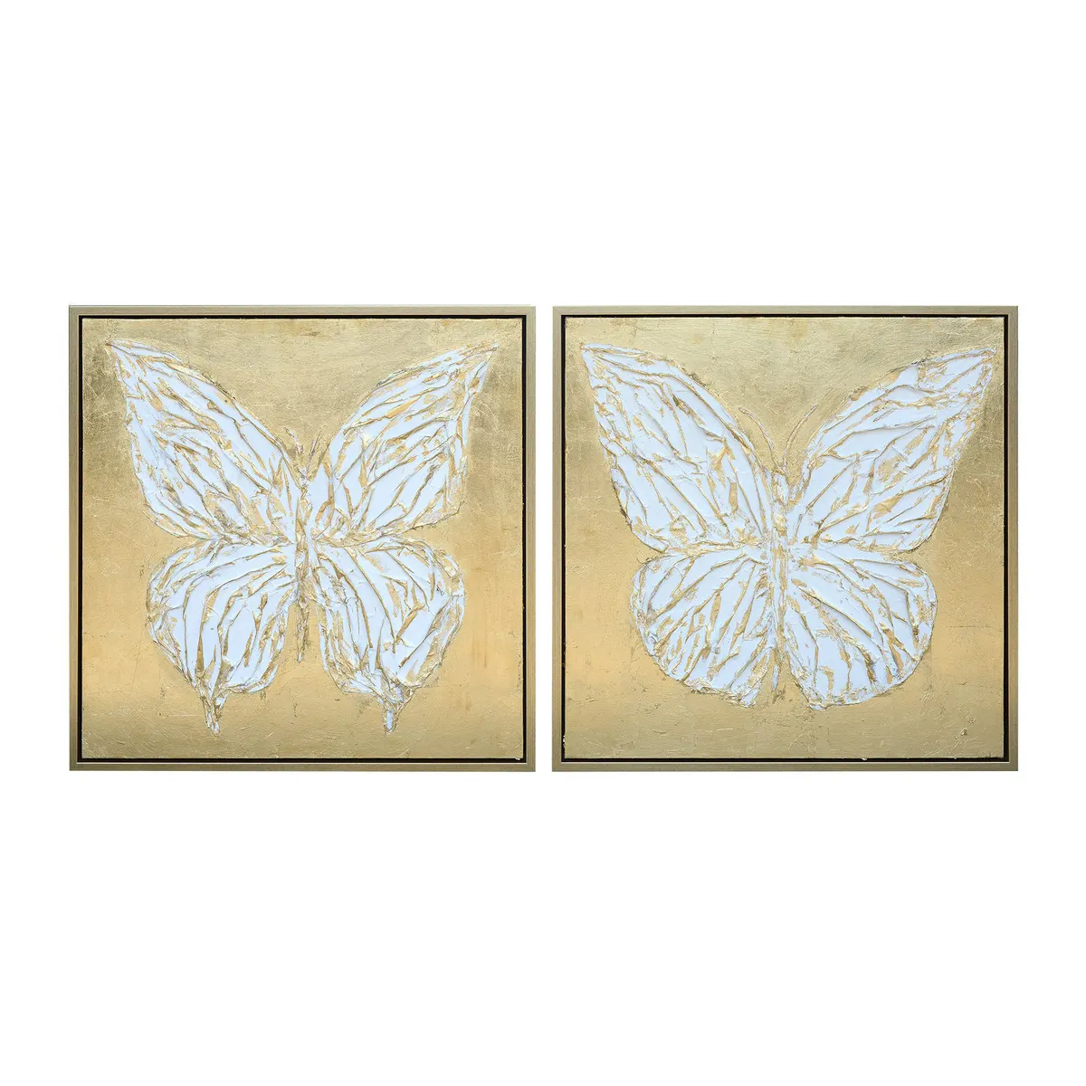 Crestview Collection Butterfly Fly Away Wall Art ~ Set Of 2