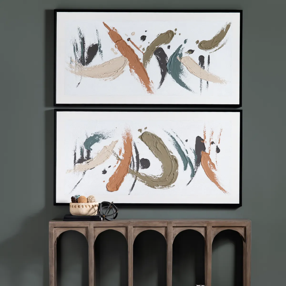 Crestview Collection Calliope Wall Art ~ Set Of 2
