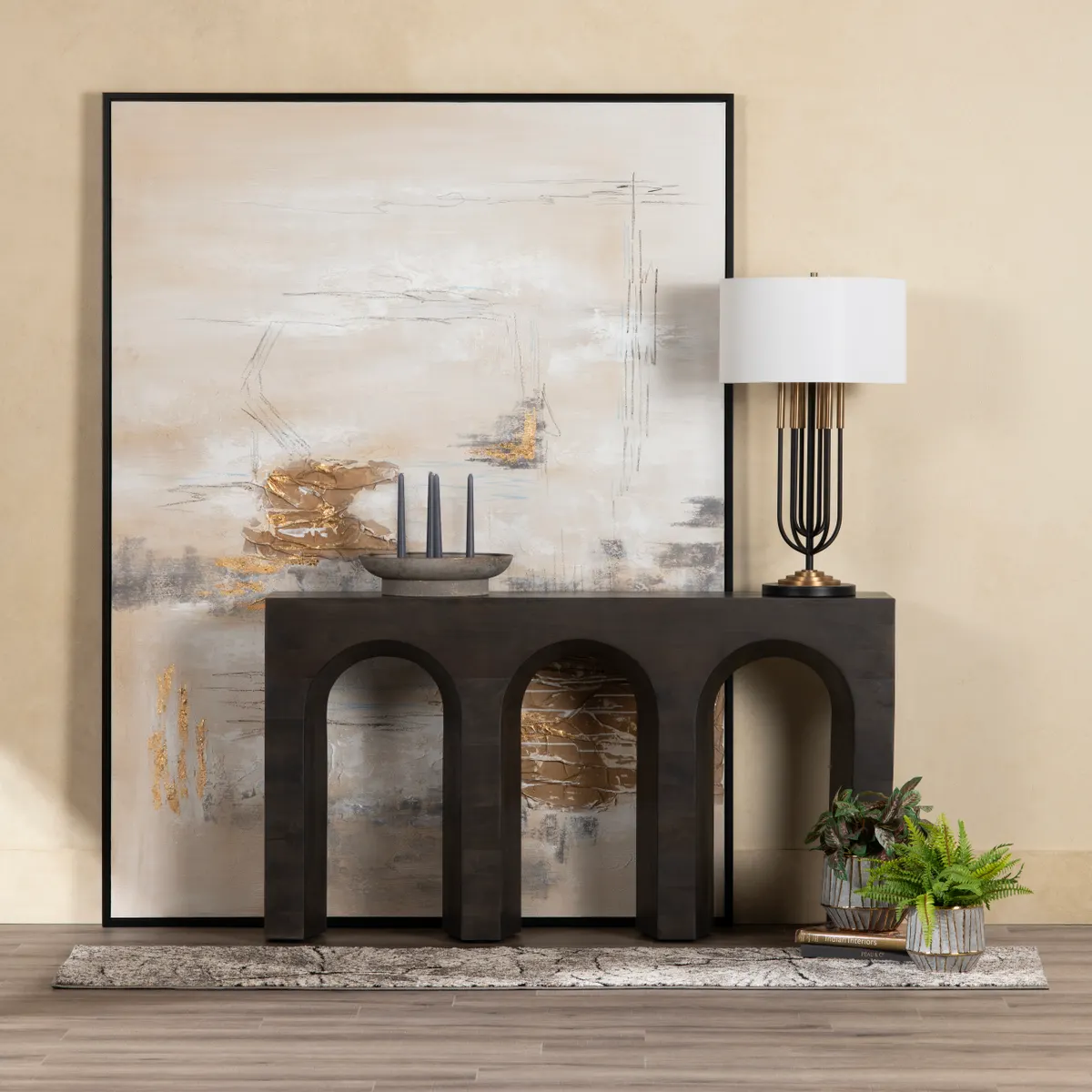 Crestview Collection Calm, Cool, Collected Hand Finished Wall Art