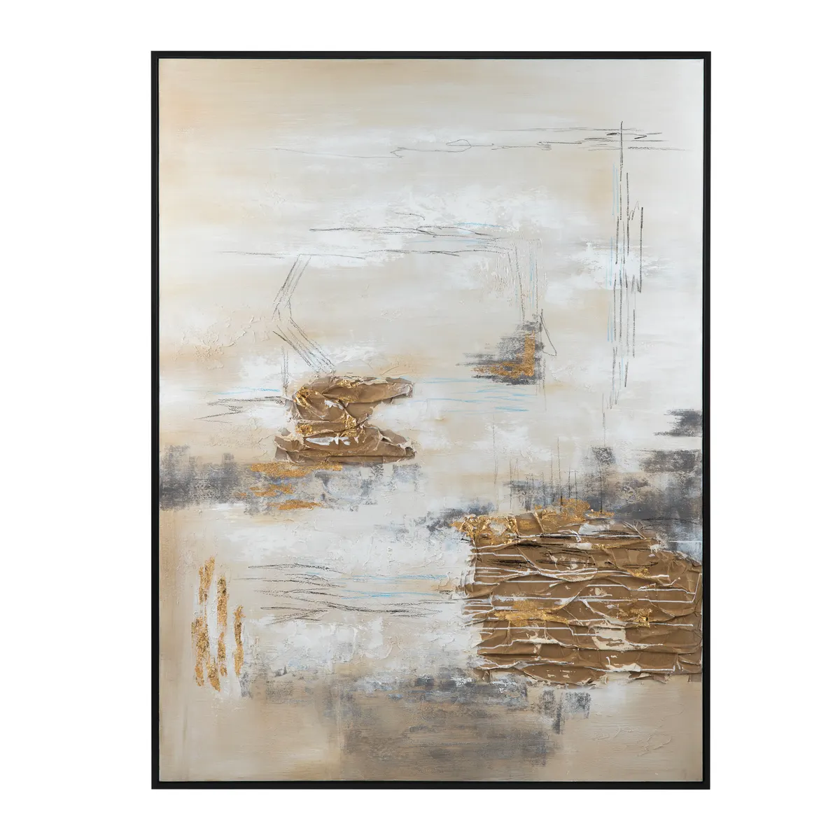 Crestview Collection Calm, Cool, Collected Hand Finished Wall Art - Image 2
