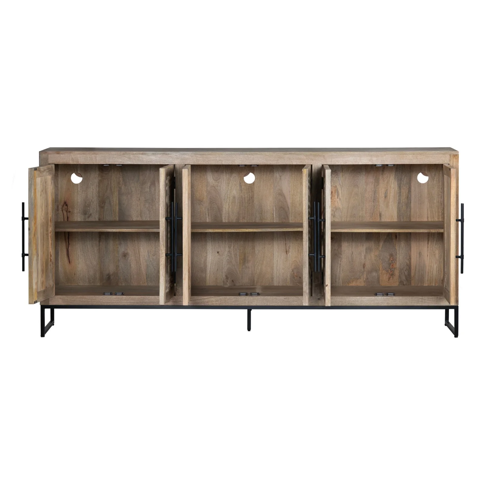 Crestview Collection Capetown 6- Door Sideboard - Image 4