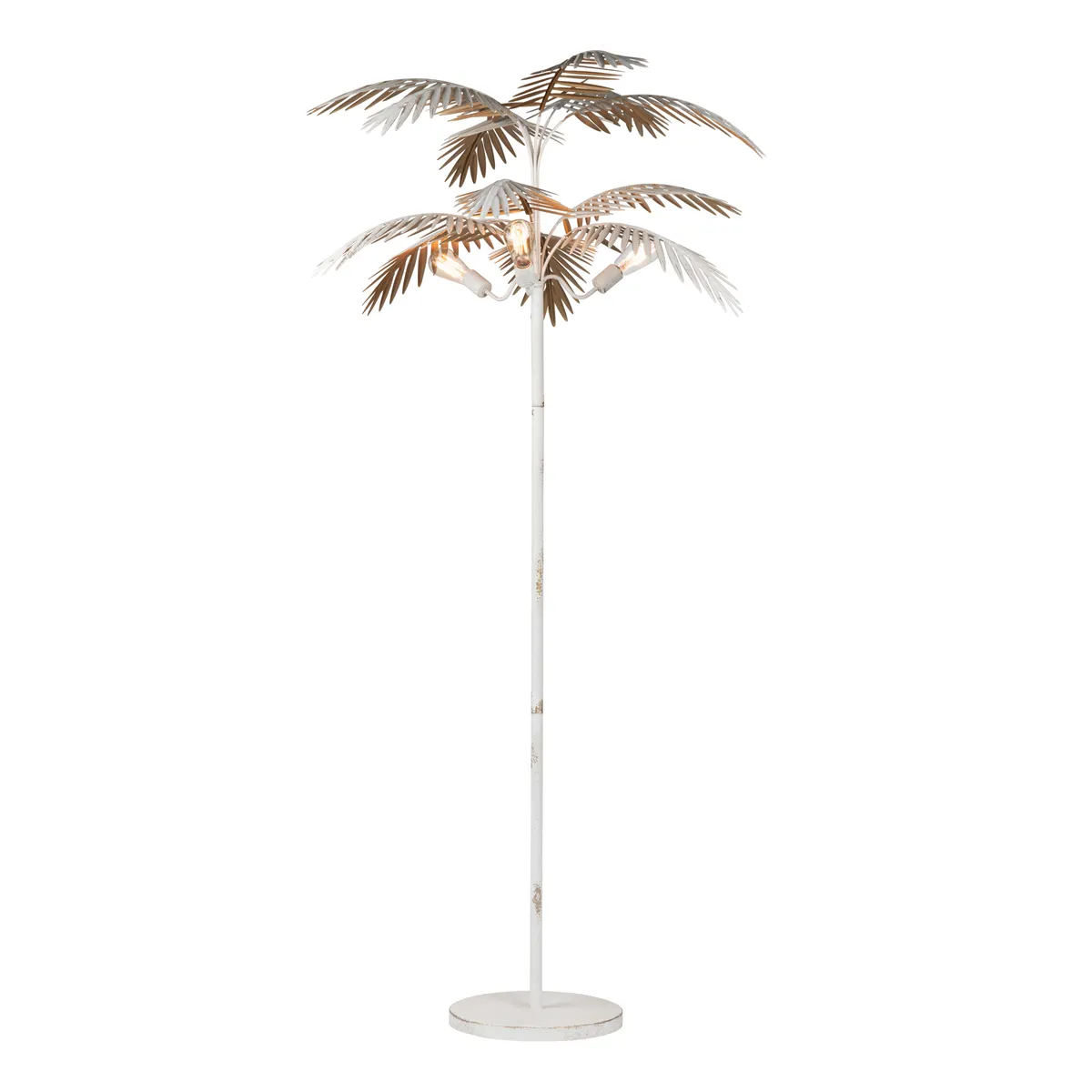 Crestview Collection Carmichael Coastal Palm Floor Lamp - Image 3