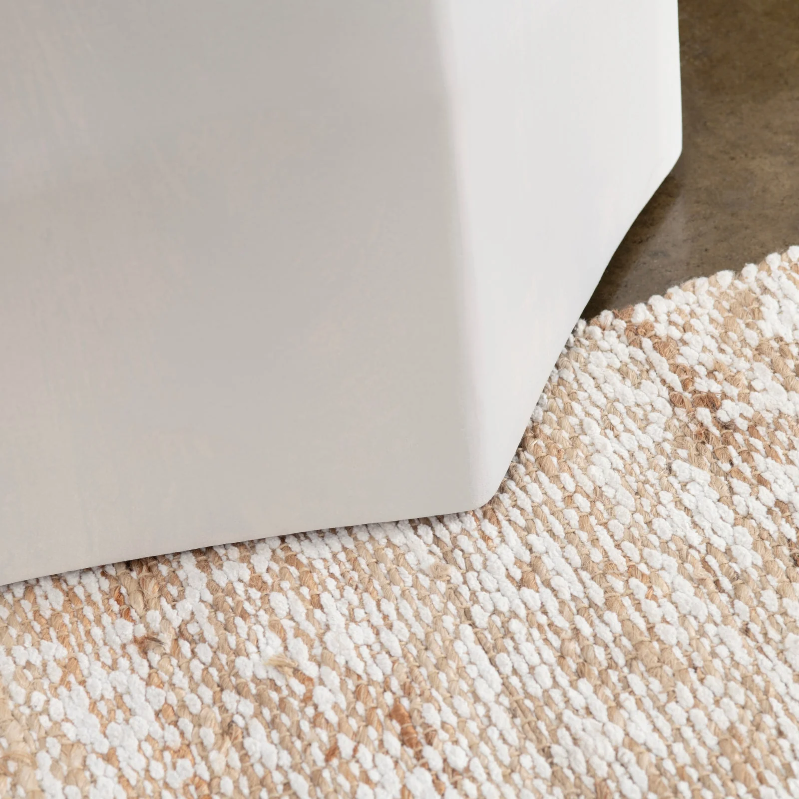 Crestview Collection Caspian Whitewashed Mango Wood Modern End Table - Image 5