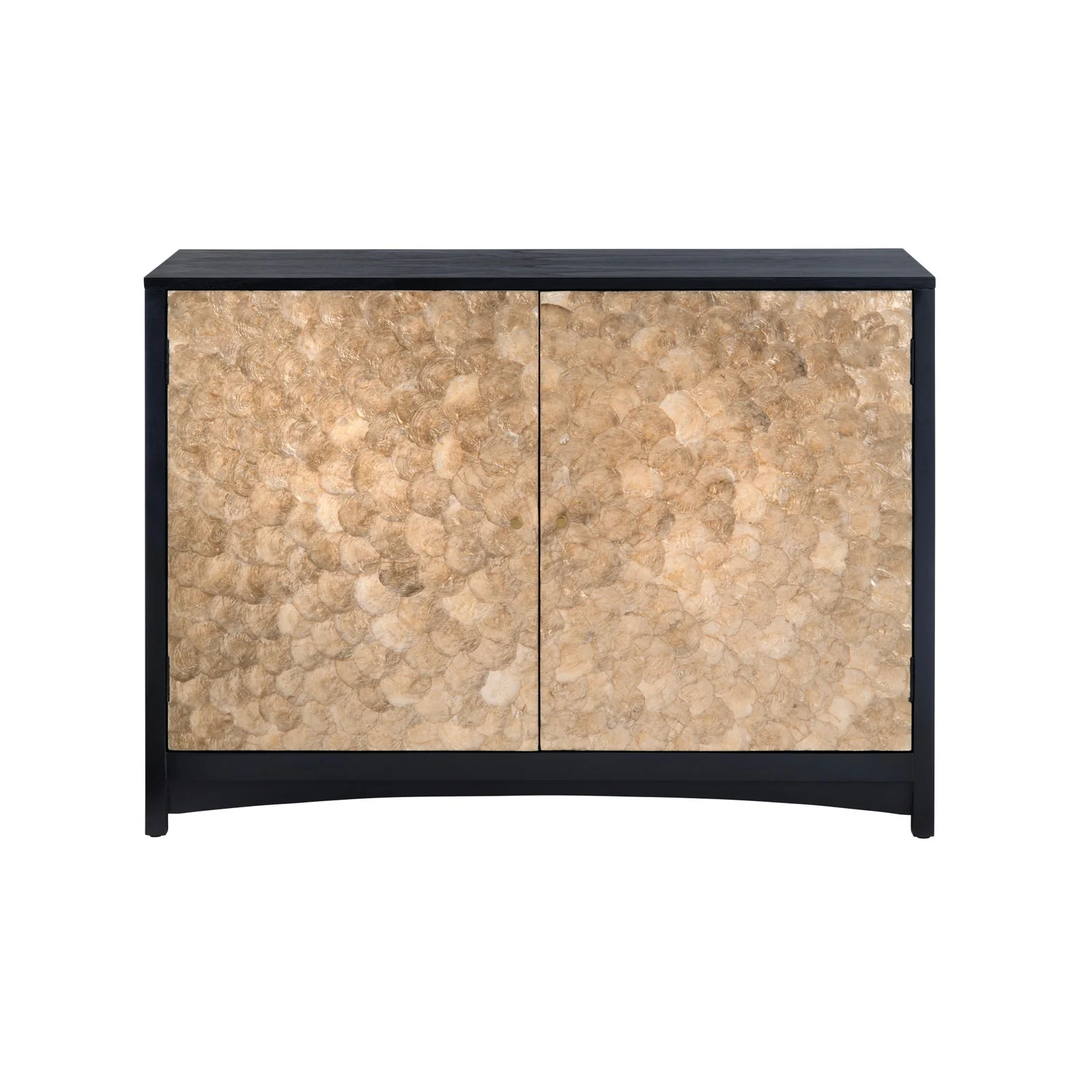 Crestview Collection Cayman Capiz Shell Two- Door Cabinet - Image 2