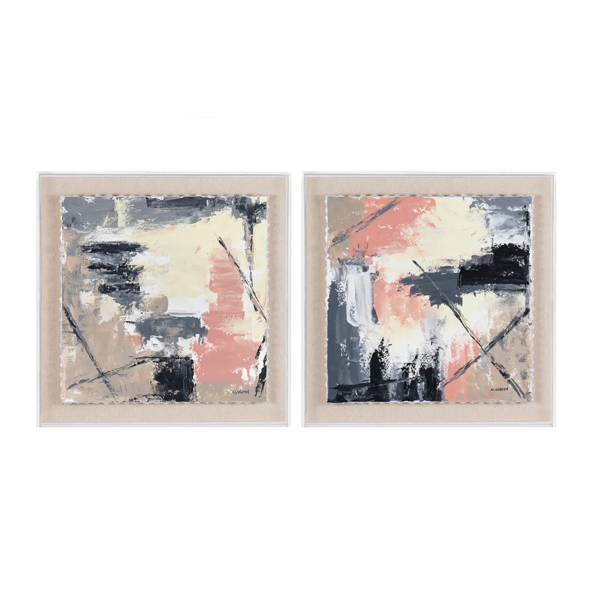 Crestview Collection Change Hand Painted Wall Art ~ Set Of 2 - Image 2