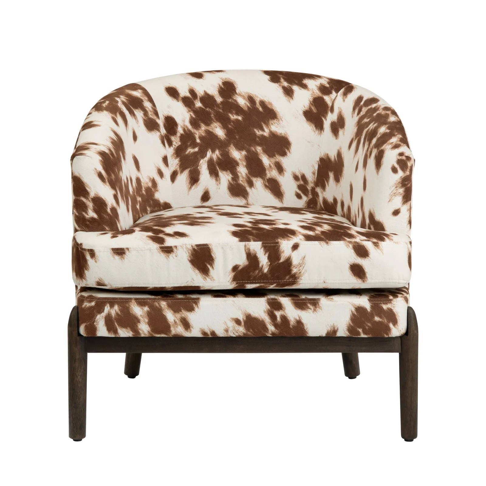 Crestview Collection Chapman Cowhide Pattern Accent Chair - Image 3