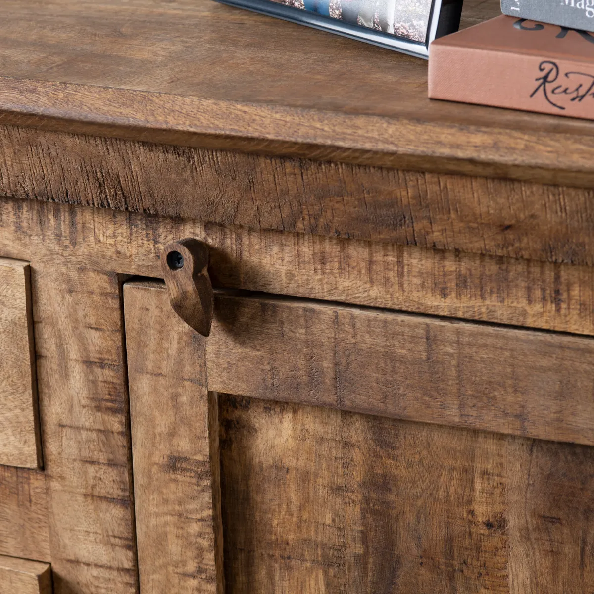 Crestview Collection Chapman Mango Wood Sideboard - Image 7