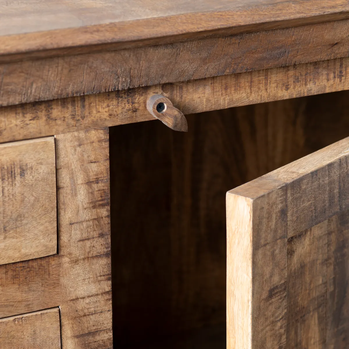 Crestview Collection Chapman Mango Wood Sideboard - Image 8