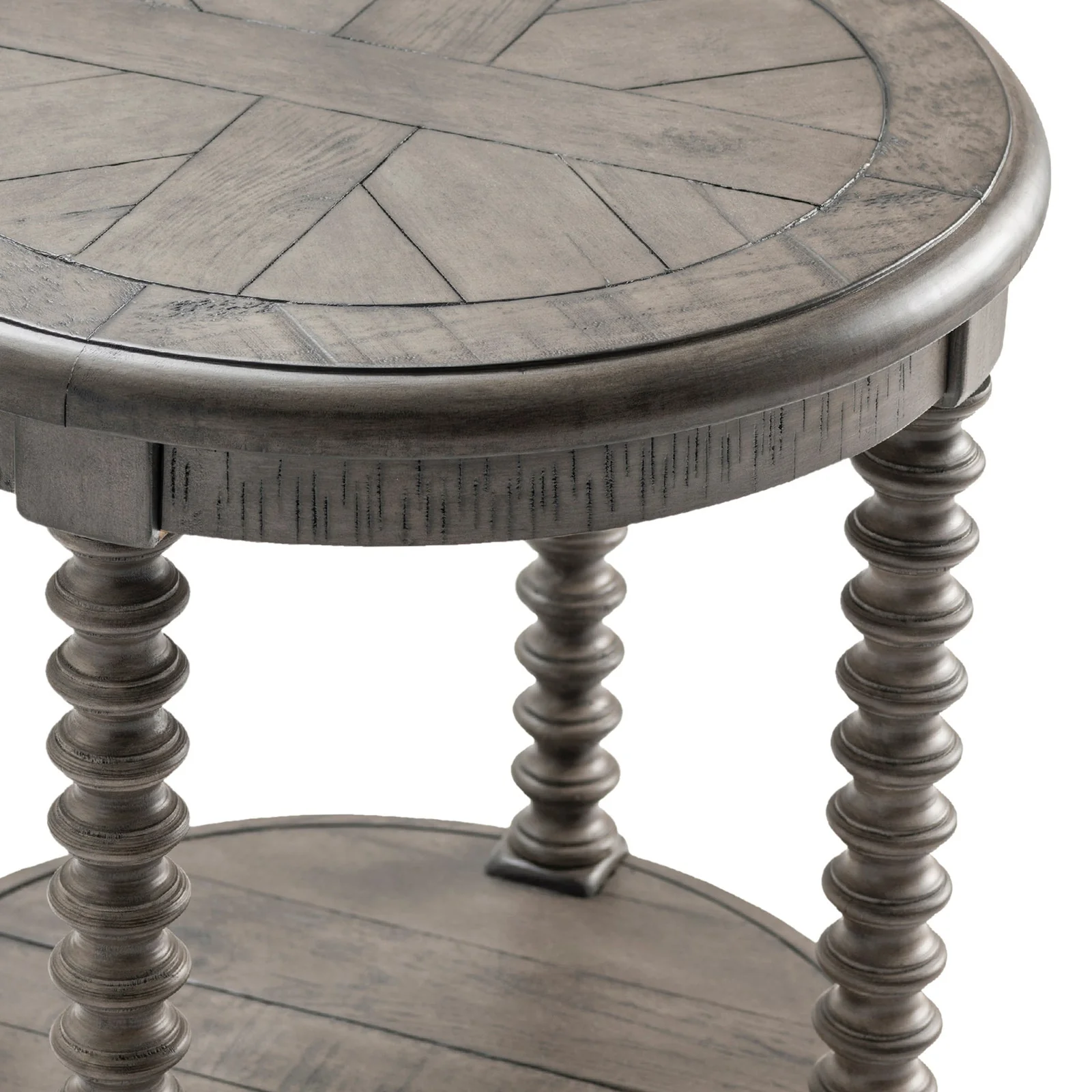 Crestview Collection Charleston Turned Leg Round  End Table - Image 2