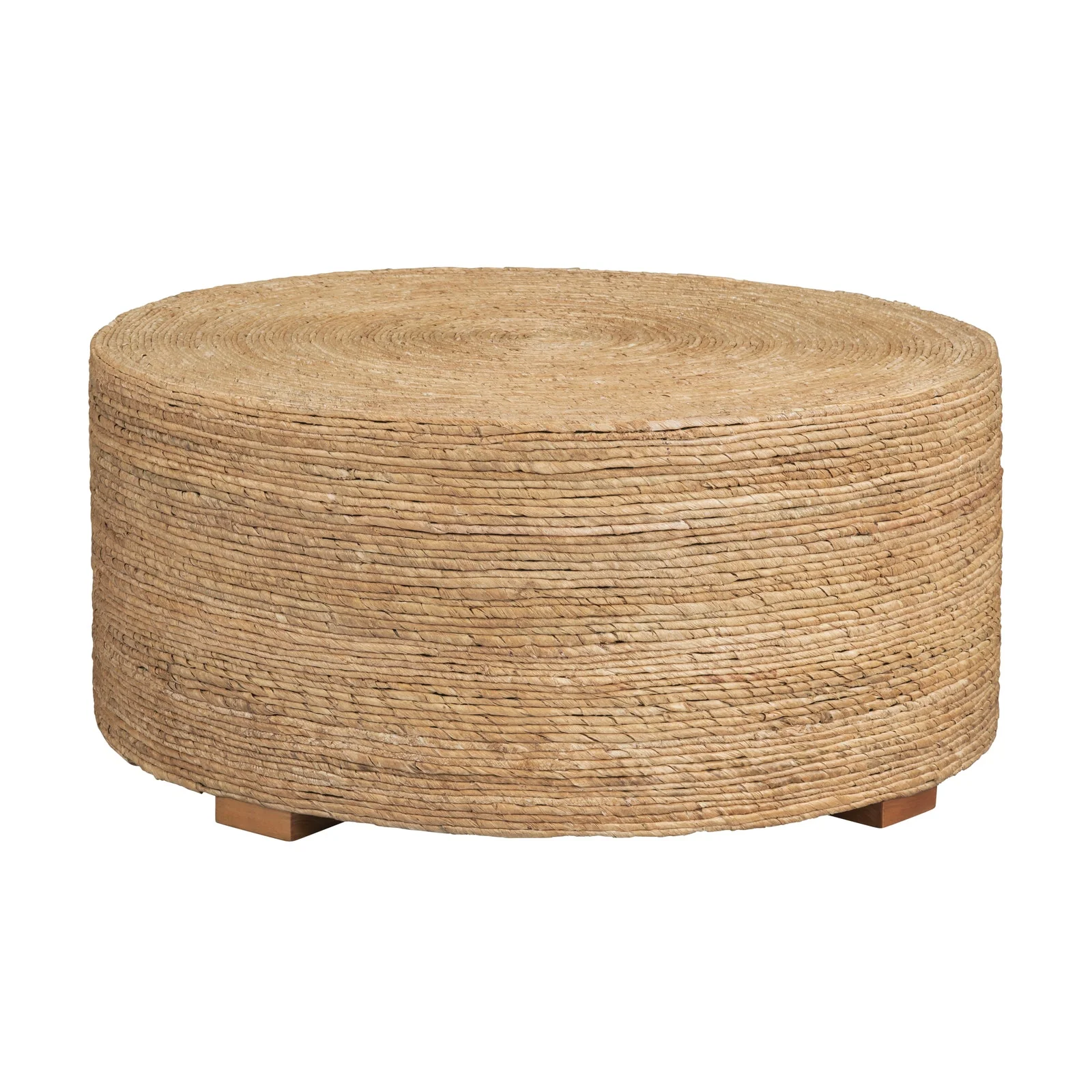 Crestview Collection Costa Rica Banana Rope Round Coffee Table - Image 2