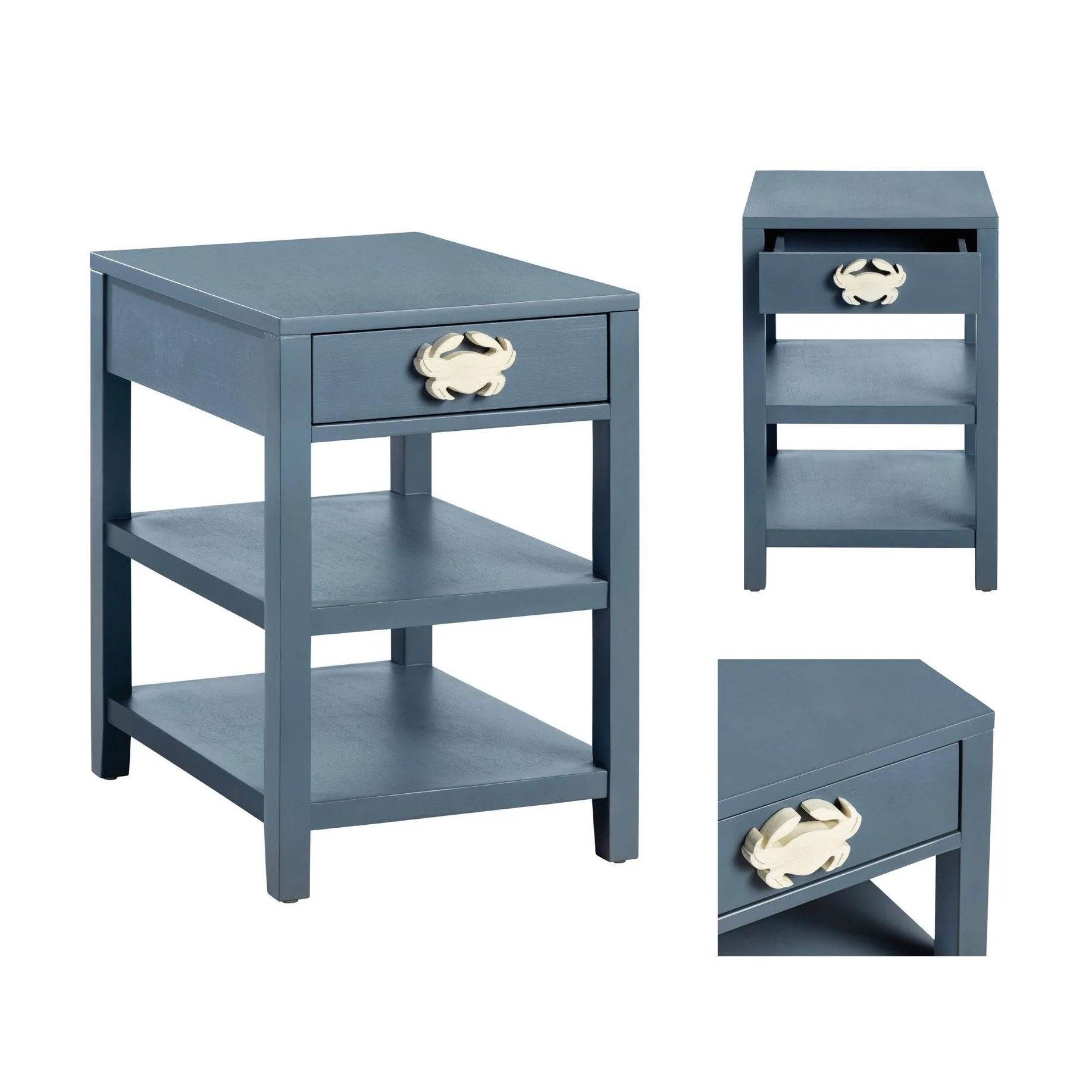 Crestview Collection Crab Island Nautical Accent Table - Image 5