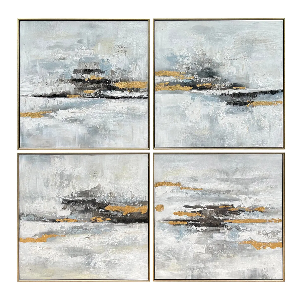 Crestview Collection Crawford Wall Art ~ Set Of 4