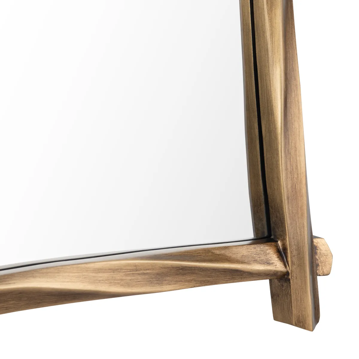 Crestview Collection Cullen 1 Gold Metal Mirror - Image 4