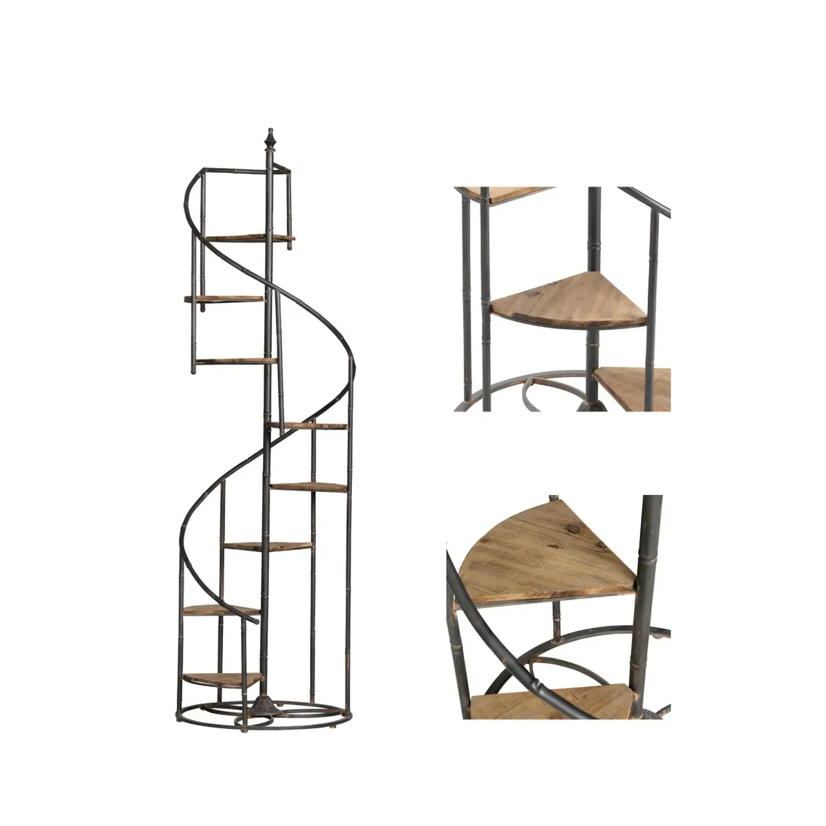 Crestview Collection Darby Spiral Stair Case Display Etagere - Image 4