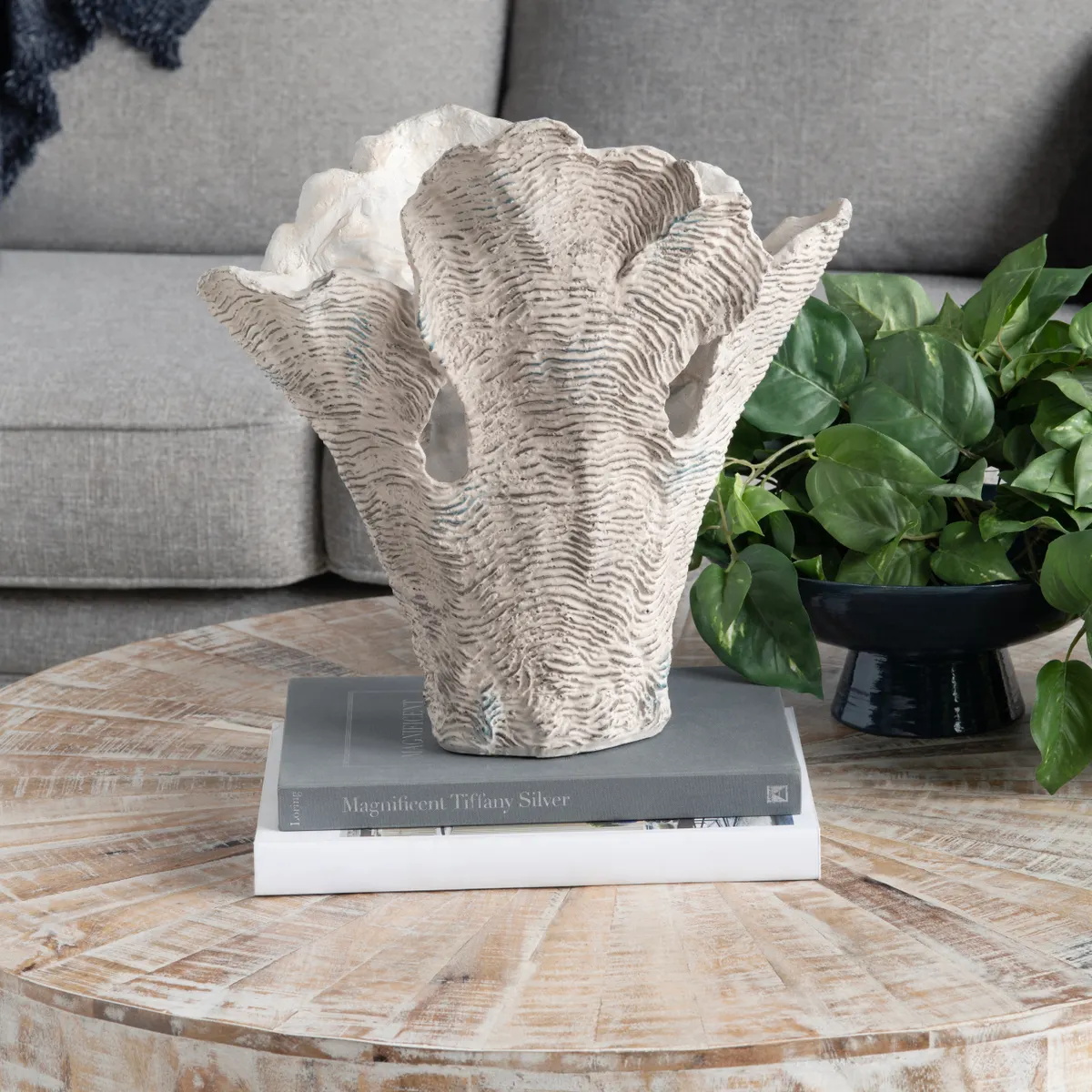 Crestview Collection Deacon Coral Sculpture