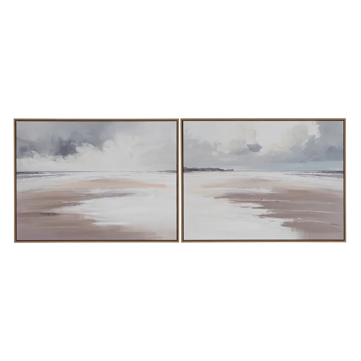Crestview Collection Durham Beachside Landscape Wall Art ~ Set Of 2