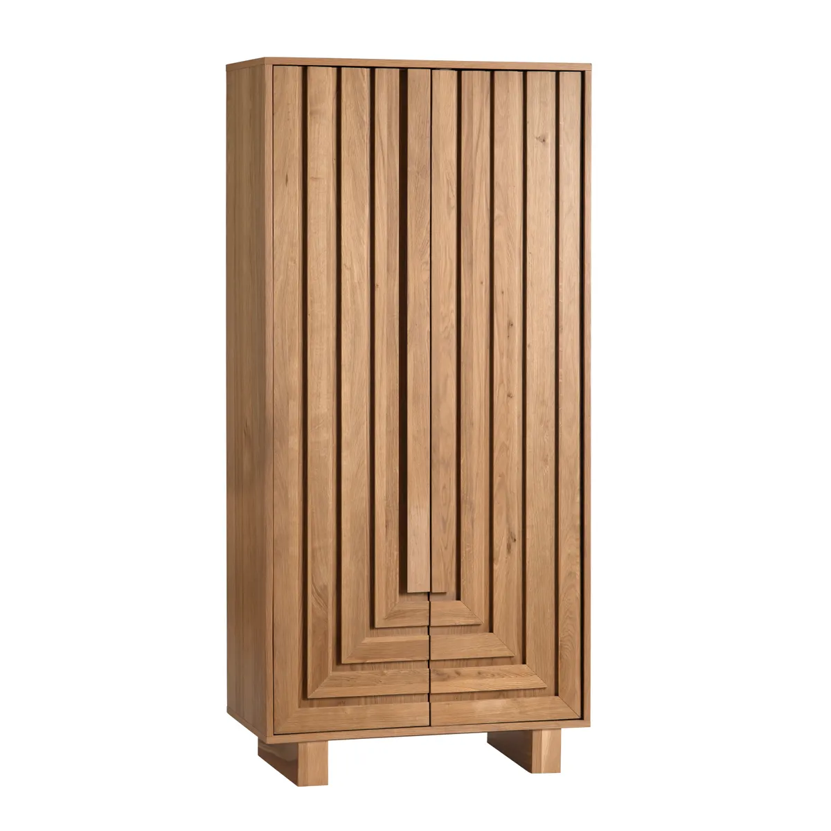 Crestview Collection Dylan Stained Natural Shoe Cabinet