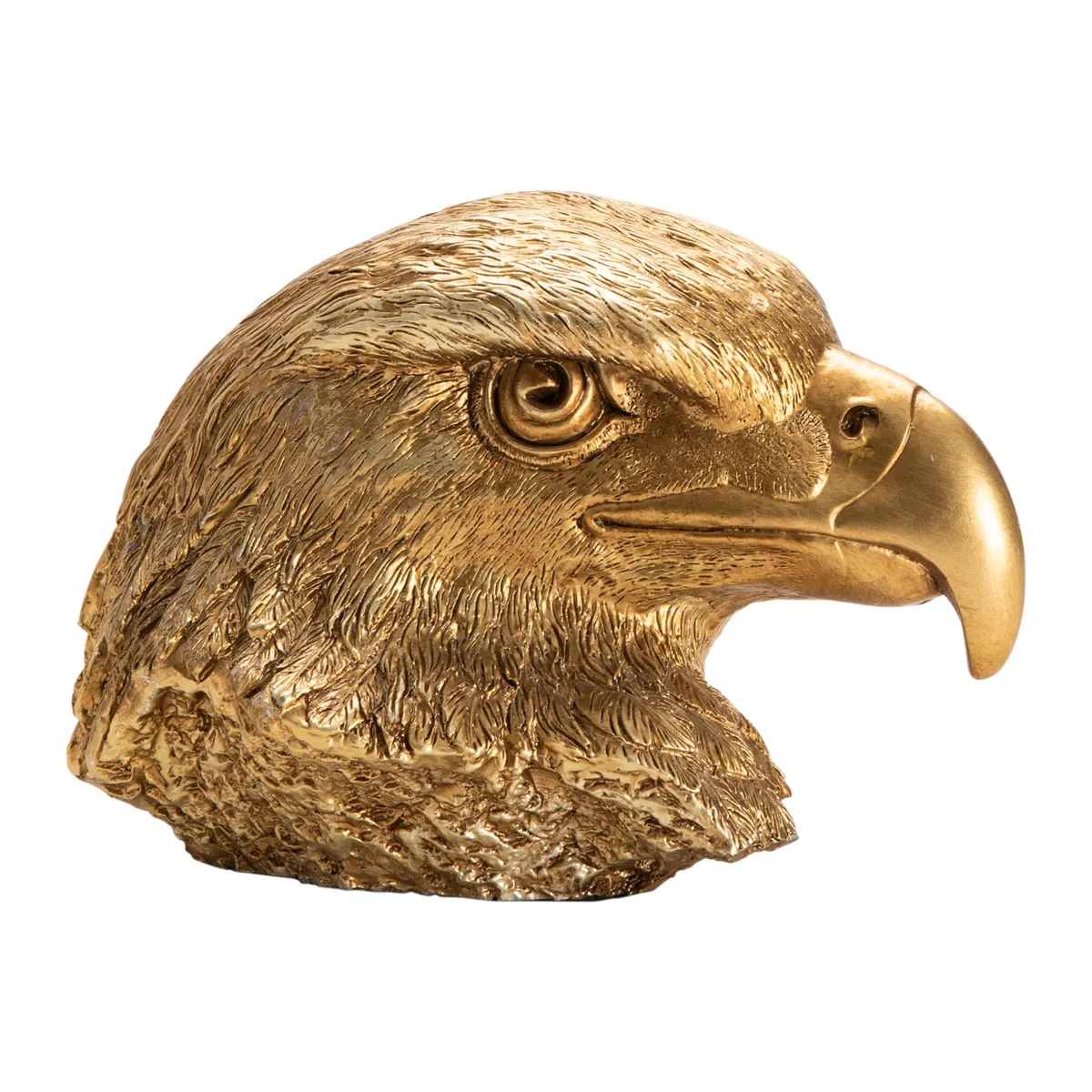 Crestview Collection Eagle Head Gold Statue ~ Set Of 2