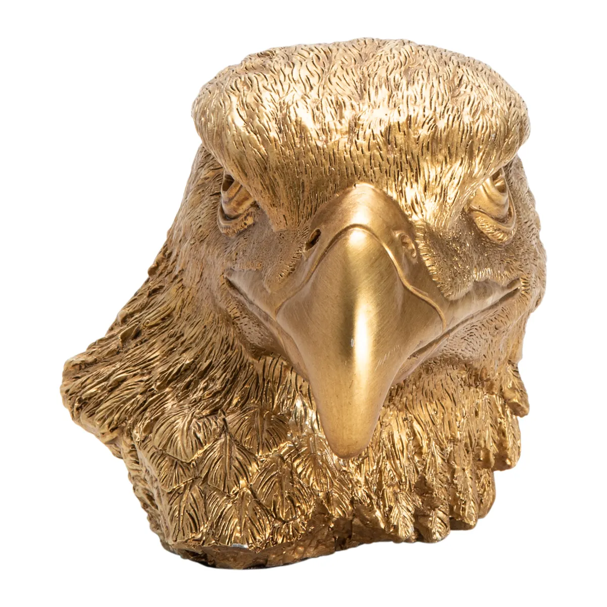 Crestview Collection Eagle Head Gold Statue ~ Set Of 2 - Image 2