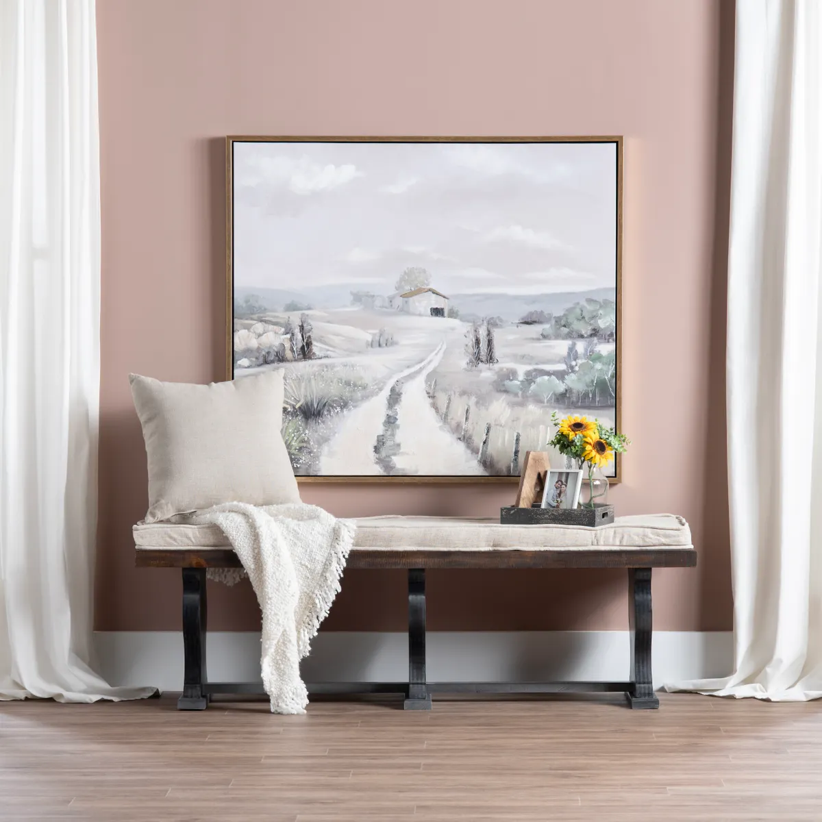 Crestview Collection Eastridge Hand-Painted Wall Art