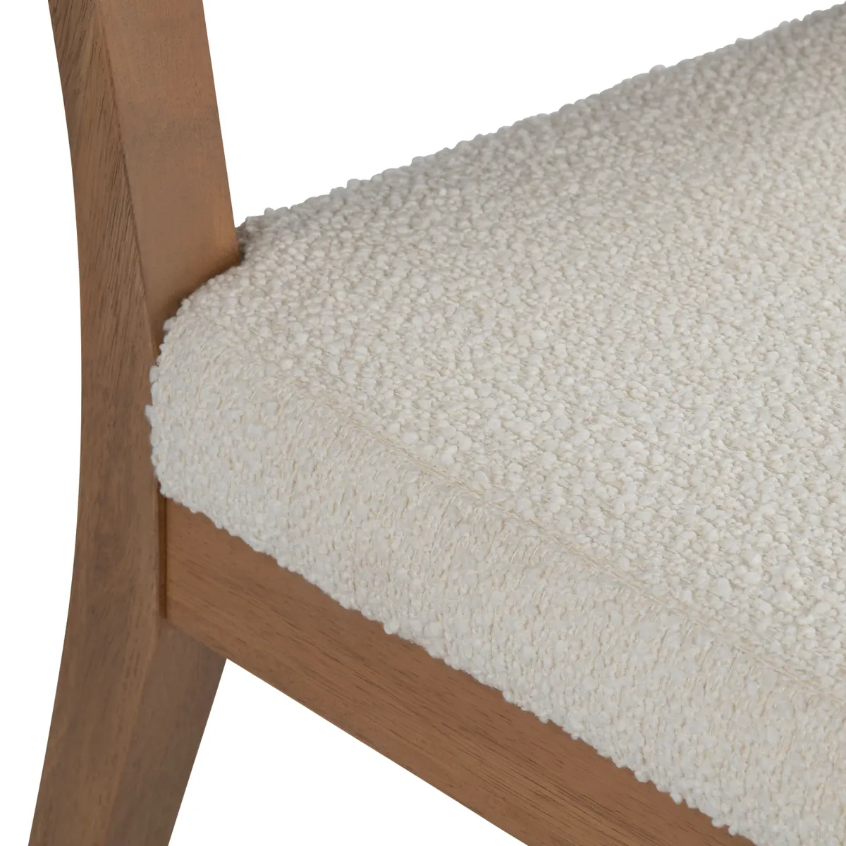 Crestview Collection Emery Linen Dining Chair - Image 3