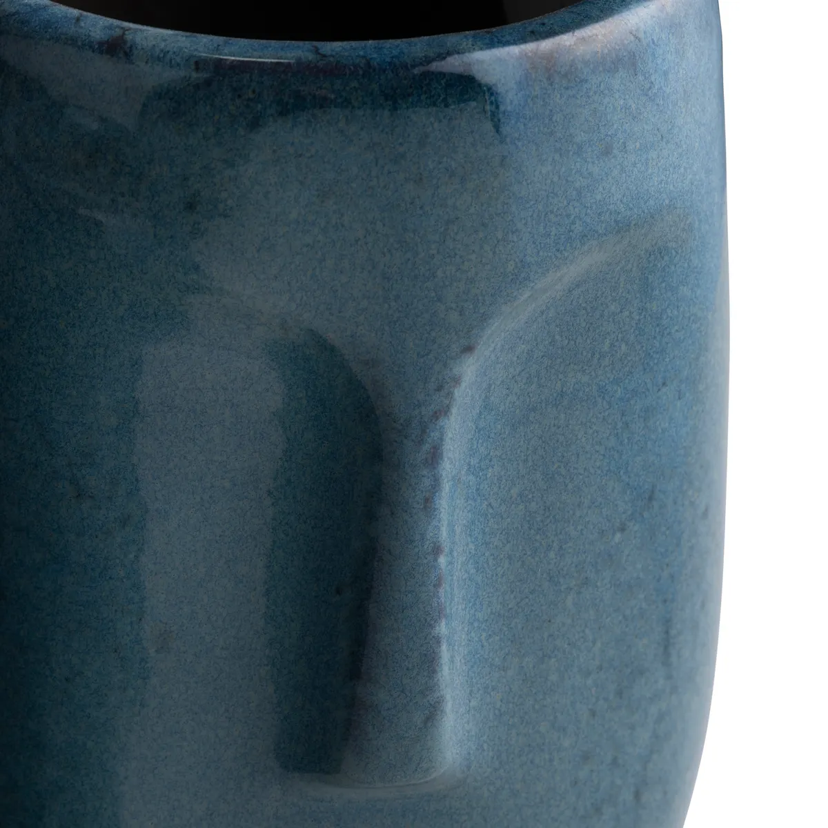 Crestview Collection Facetime Blue Ceramic Vases ~ Set Of 2 - Image 2