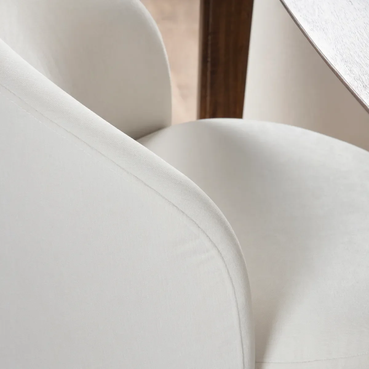 Crestview Collection Fairfax White Dining Chair - Image 2