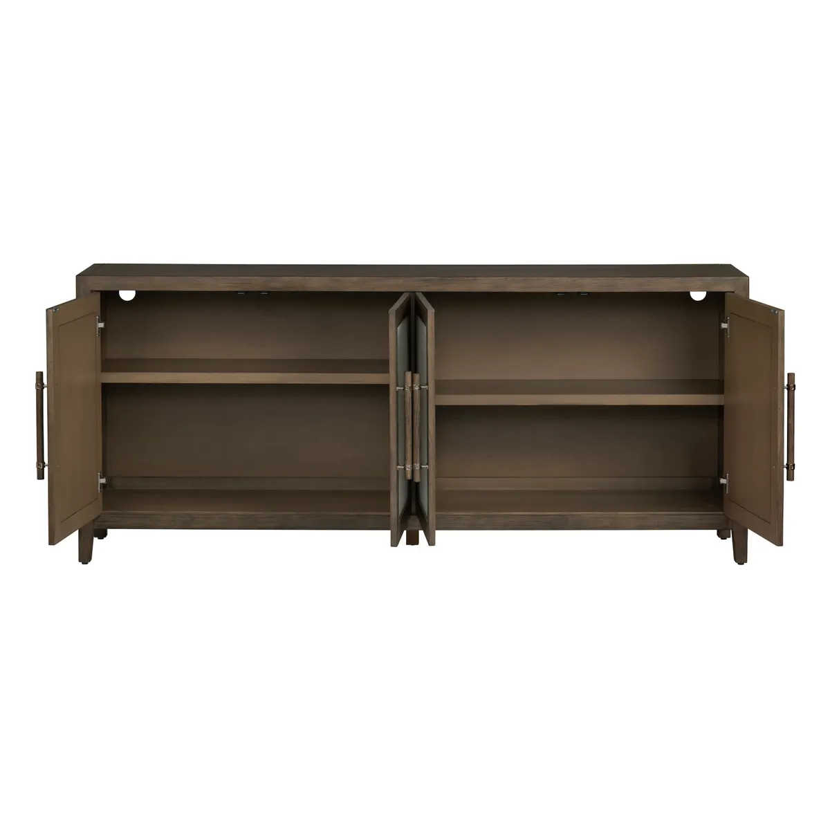 Crestview Collection Finn Brown Four- Door Sideboard - Image 3