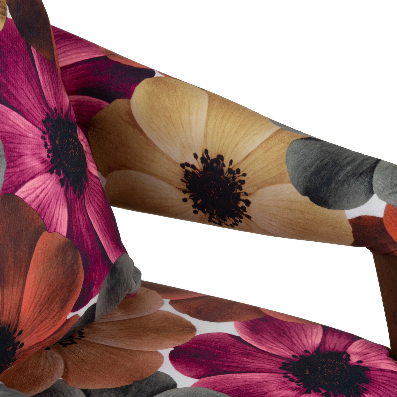 Crestview Collection Flora Bright Floral Accent Chair - Image 3