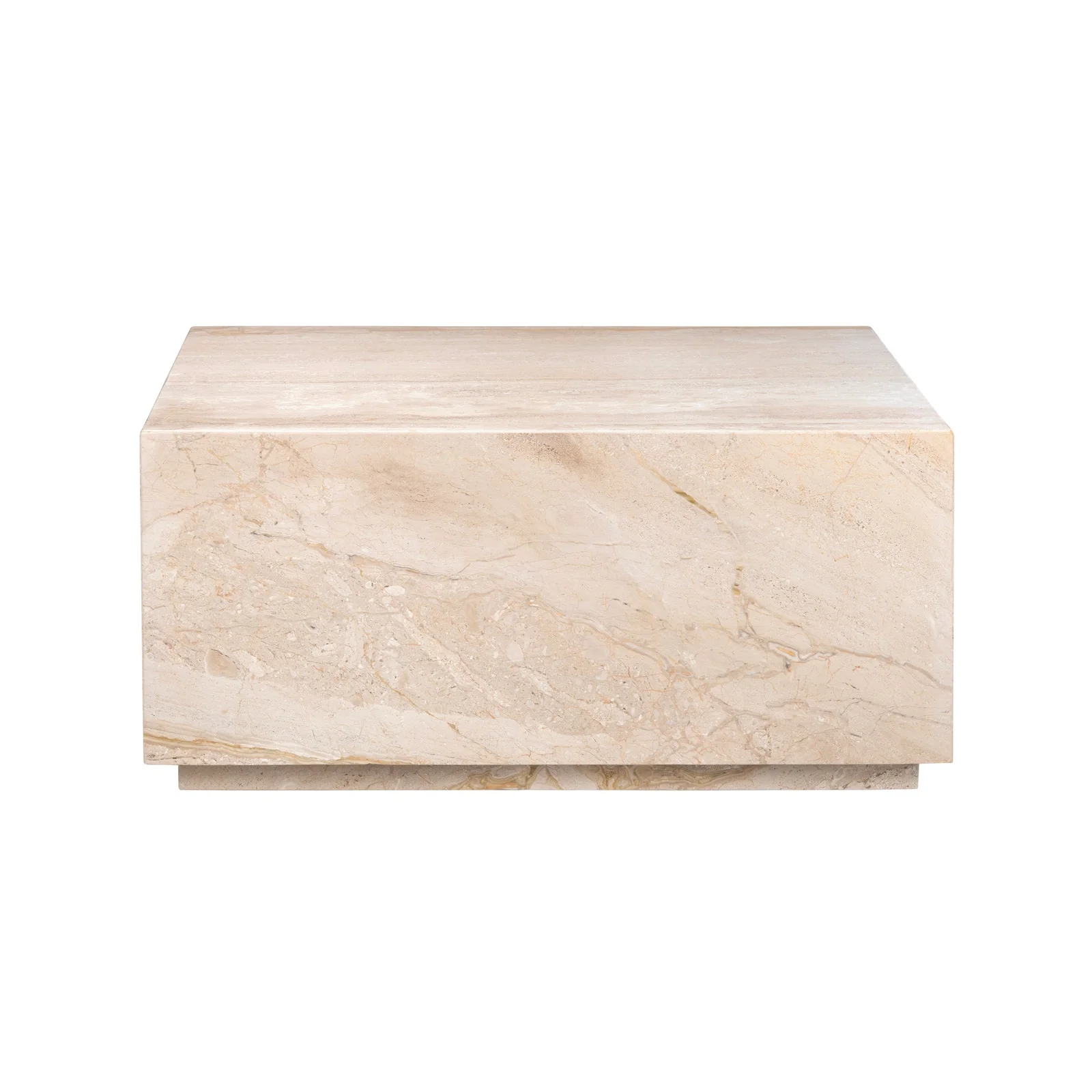 Crestview Collection Florence Natural Marble Coffee Table - Image 2