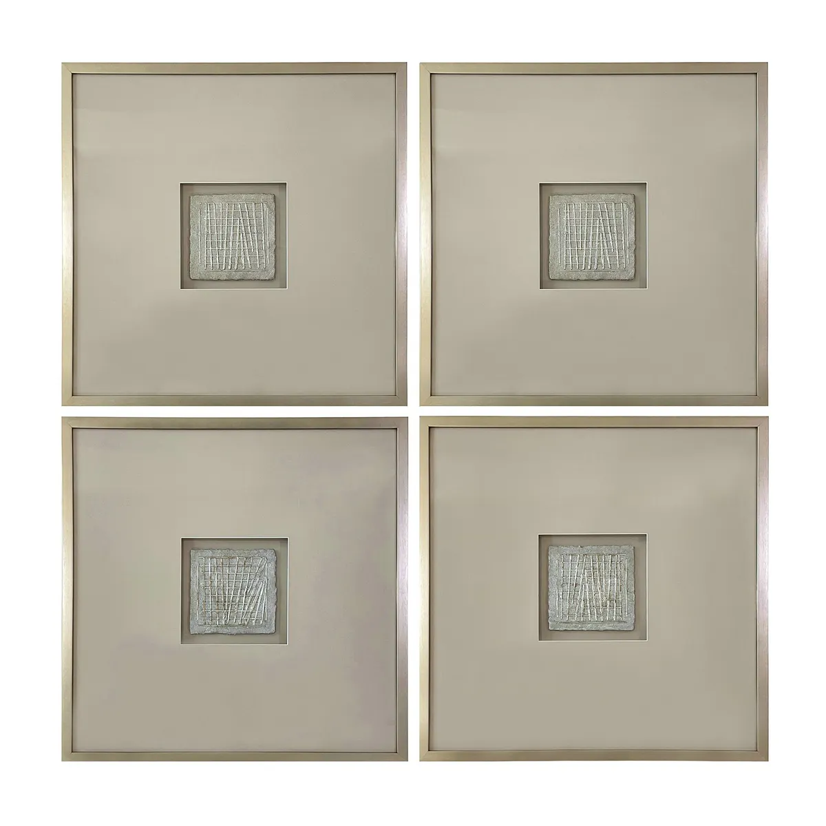 Crestview Collection Forsythe 1 Modern Wall Art ~ Set Of 4