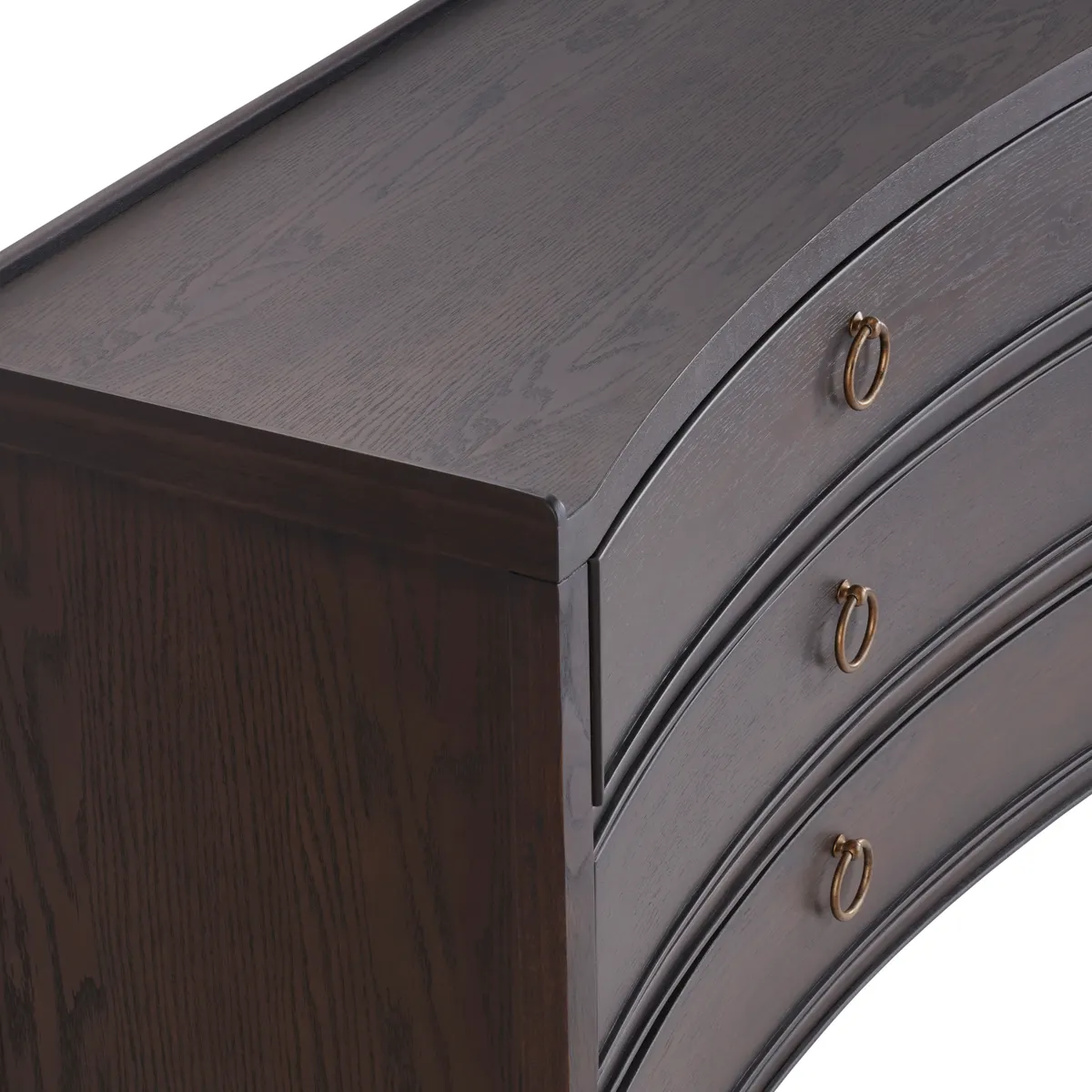 Crestview Collection Franklin Dark Brown Three- Drawer Chest - Image 6