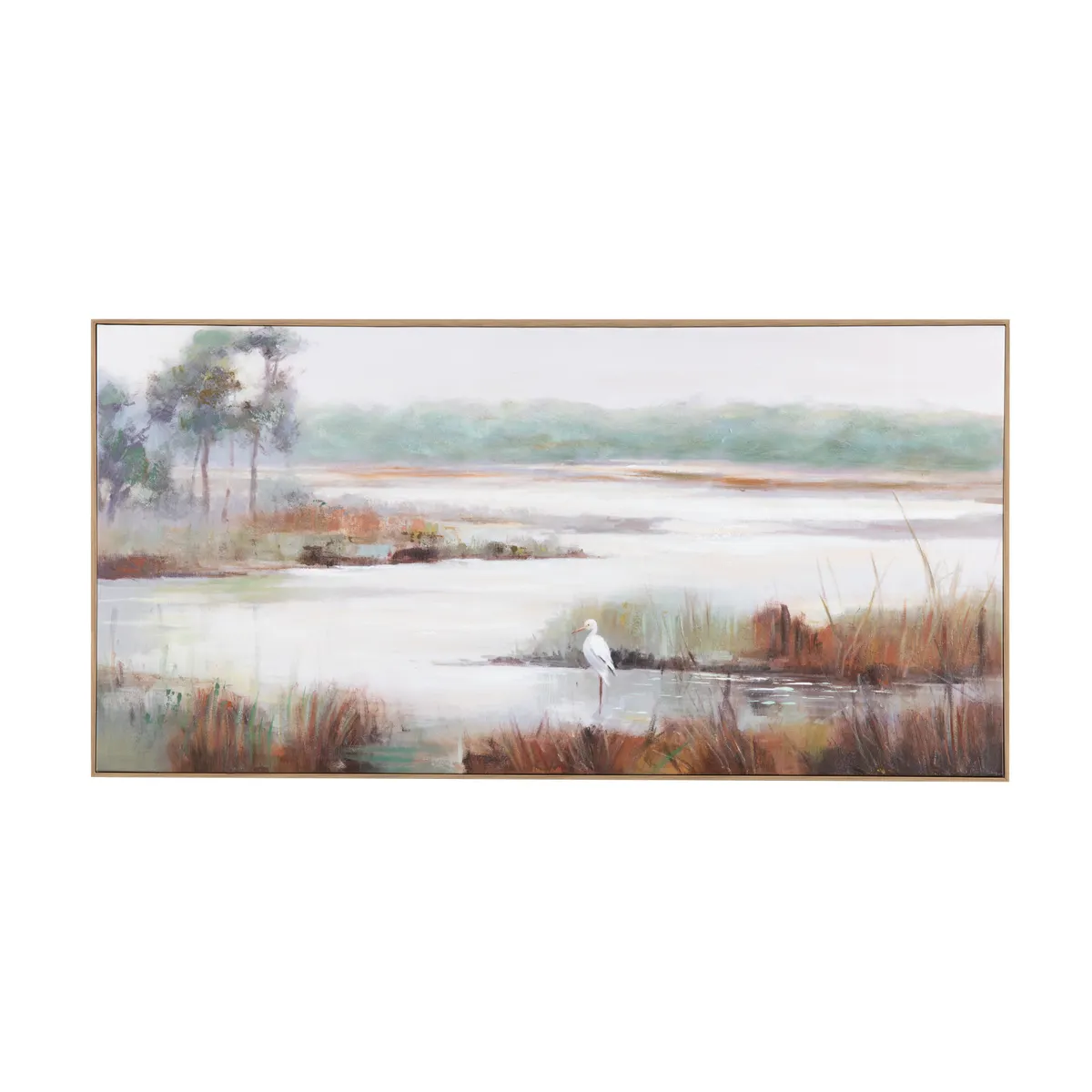 Crestview Collection Gazing Egret 3 Wall Art - Image 5