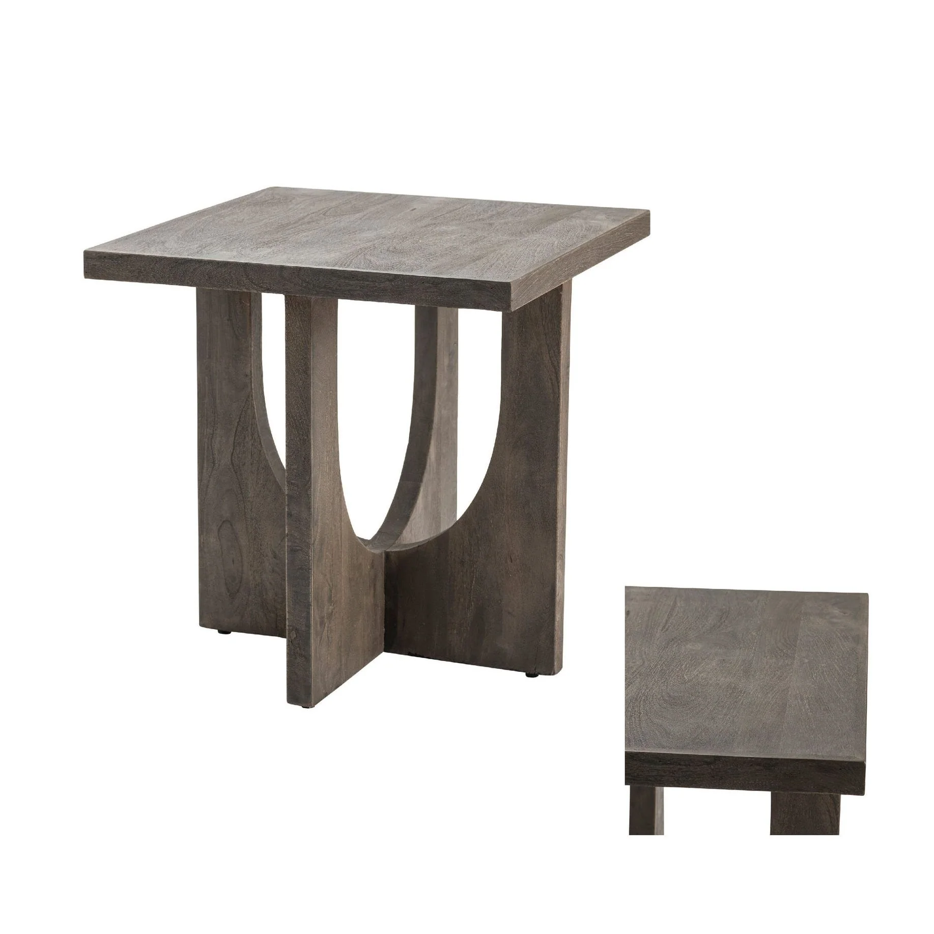 Crestview Collection Glenridge Dark Gray End Table - Image 2