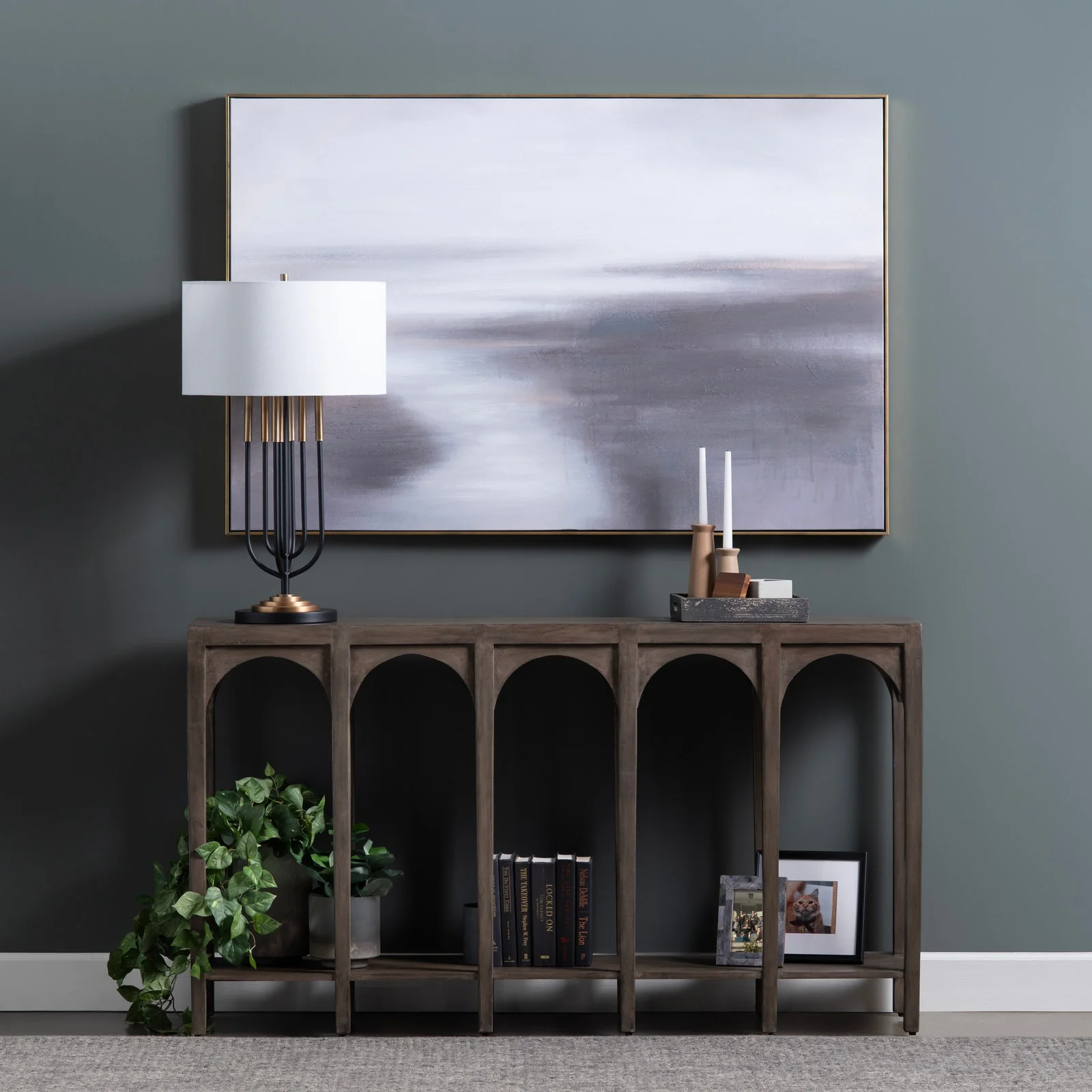 Crestview Collection Gotham Mango Wood Console Table