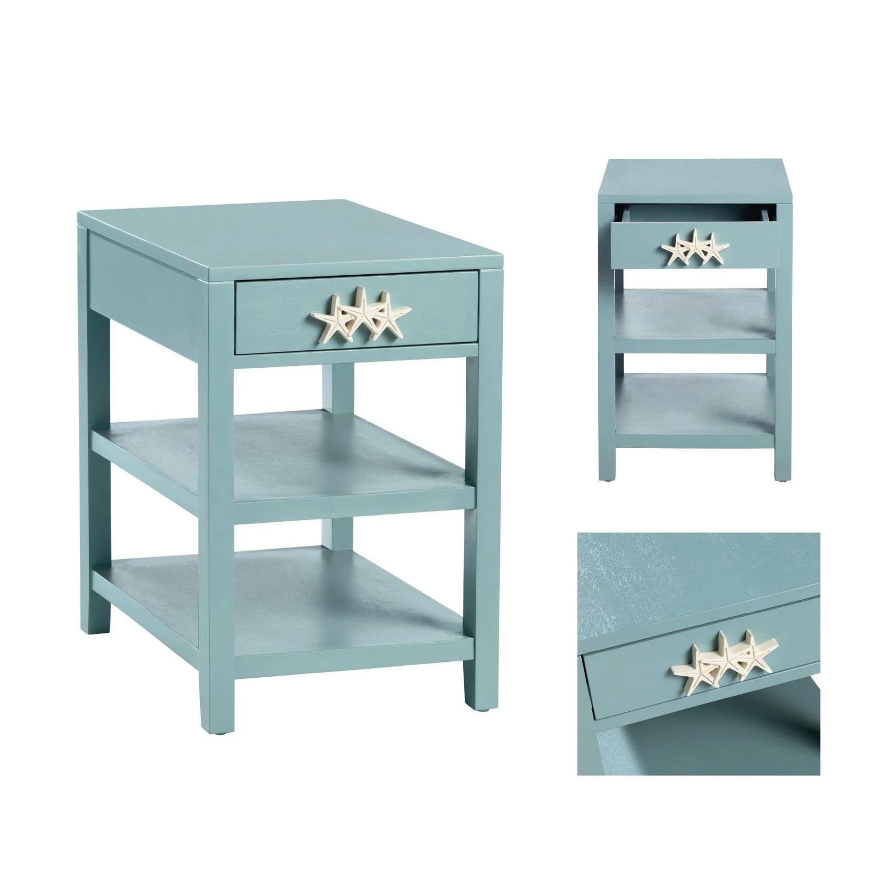Crestview Collection Grand Bay Nautical Accent Table - Image 5