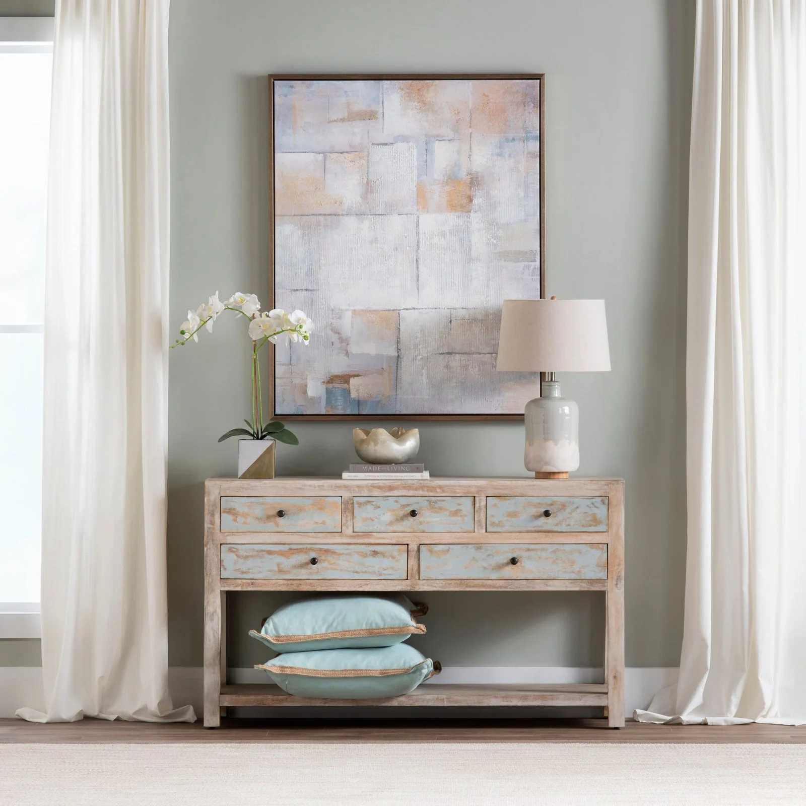 Crestview Collection Grand Harbor Console Table - Image 2