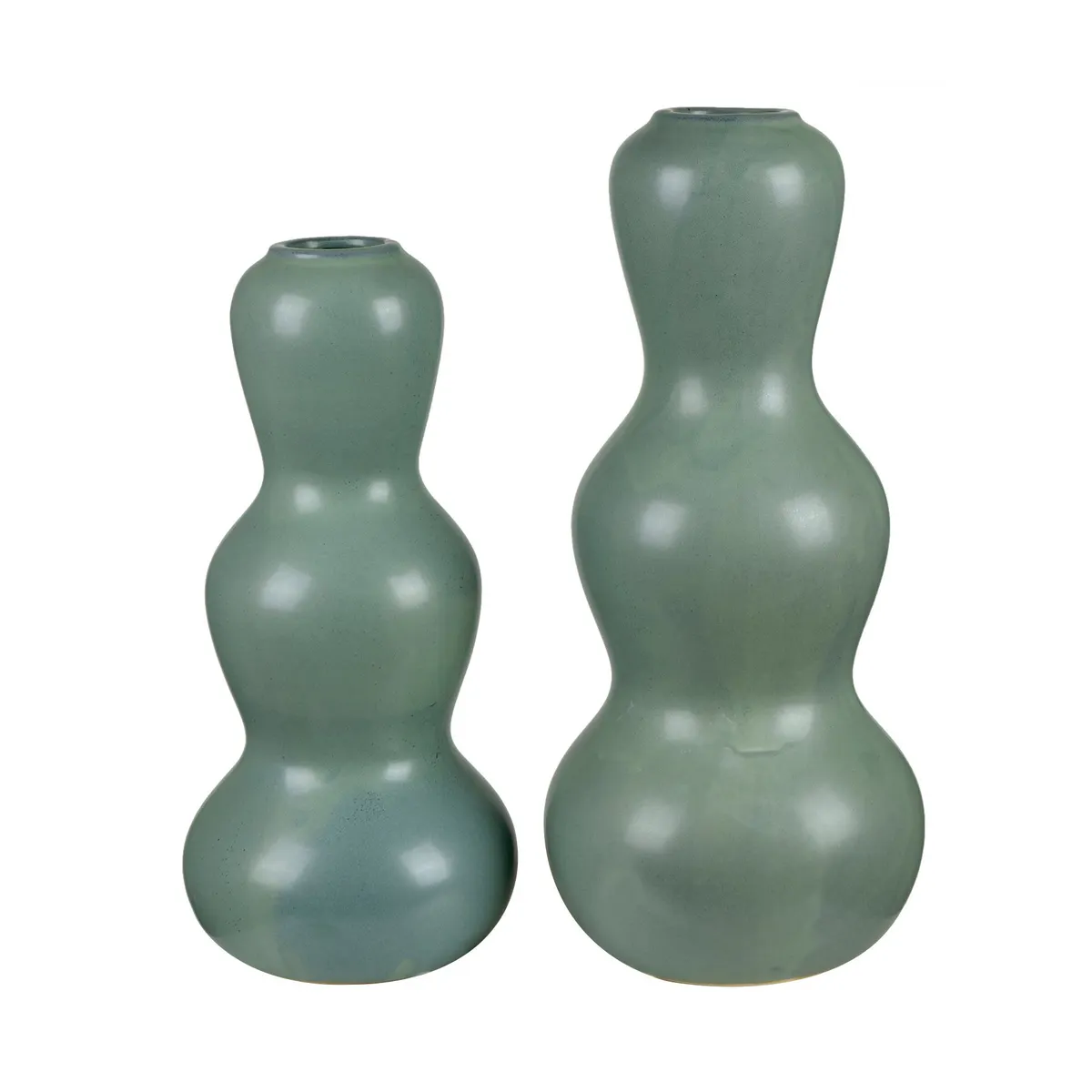 Crestview Collection Green Ardell Vases ~ Set Of 2
