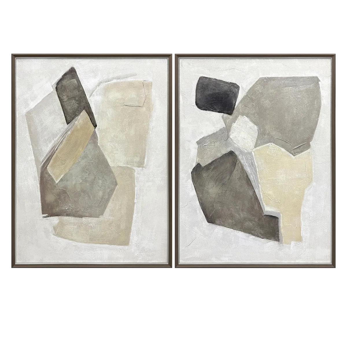 Crestview Collection Halstead Canvas Wall Art ~ Set Of 2