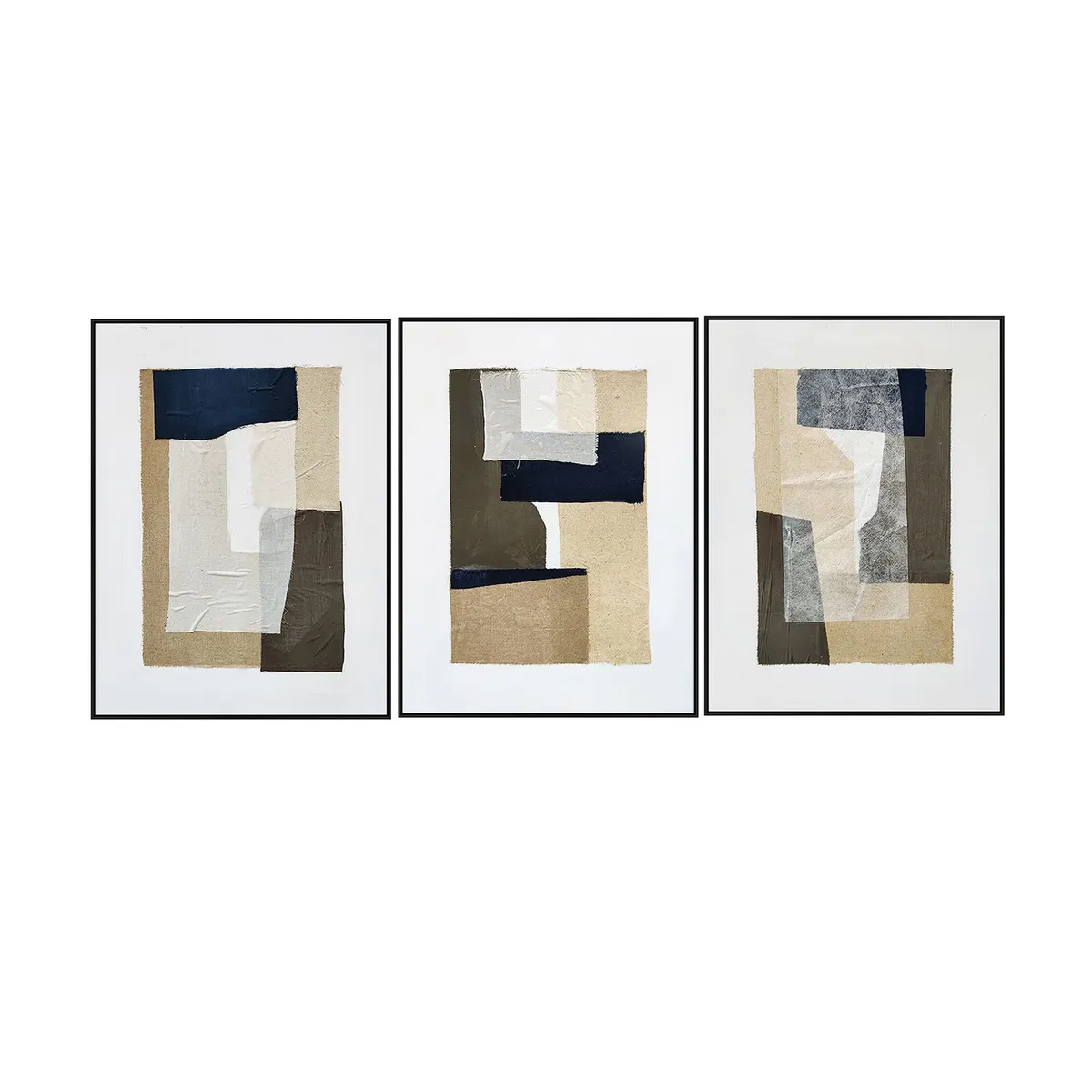 Crestview Collection Hardin Contemporary Wall Art ~ Set Of 3
