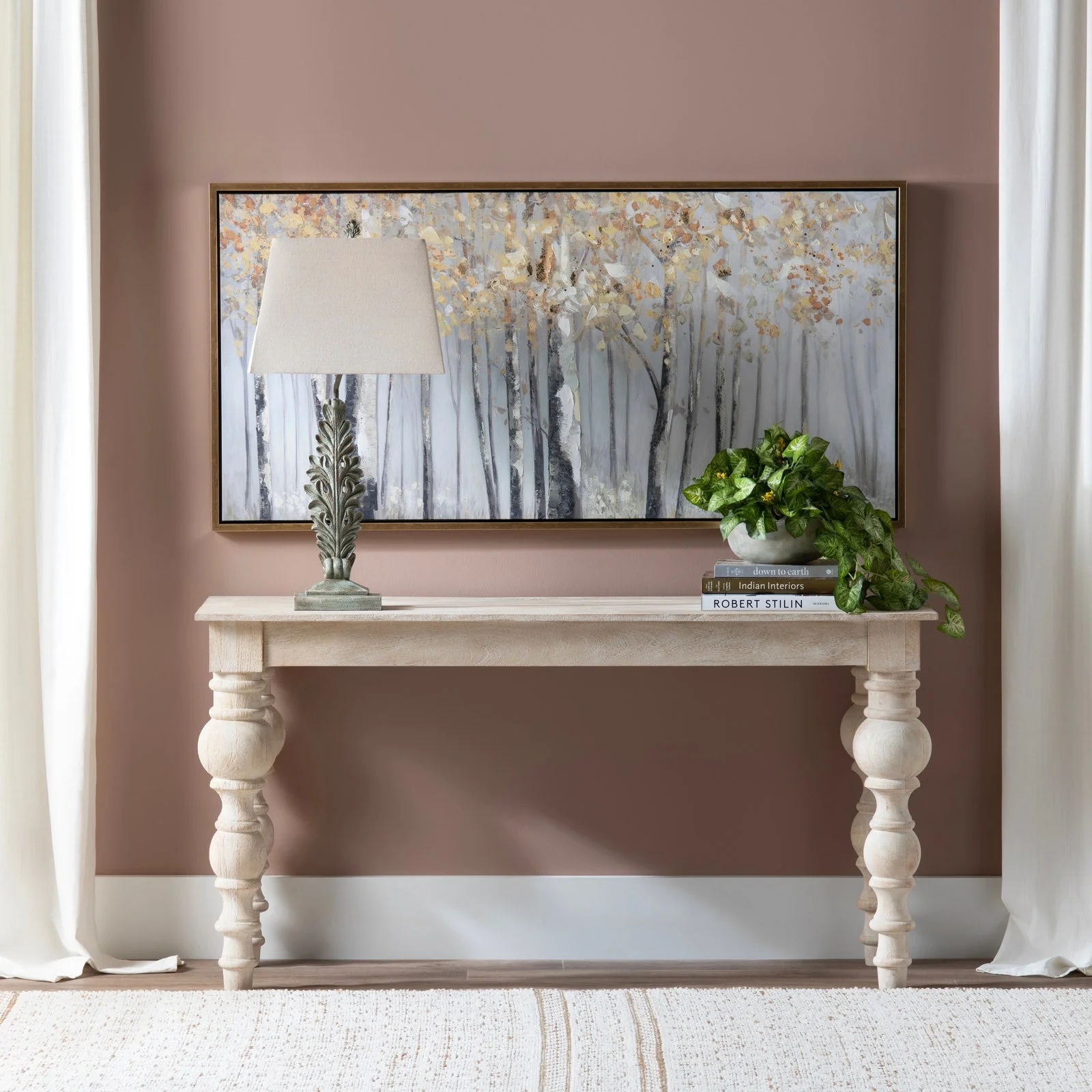 Crestview Collection Harvest Console Table