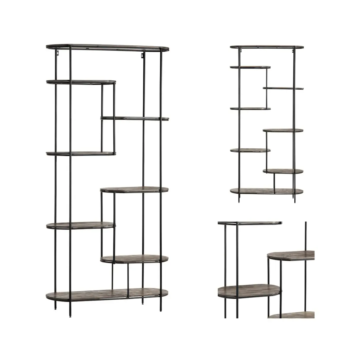 Crestview Collection Henderson Mango Wood Etagere - Image 4