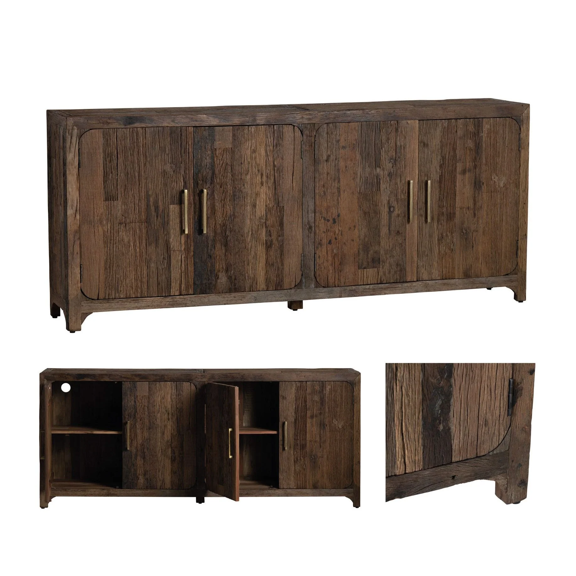 Crestview Collection Hickory Ridge 4- Door Sideboard - Image 5