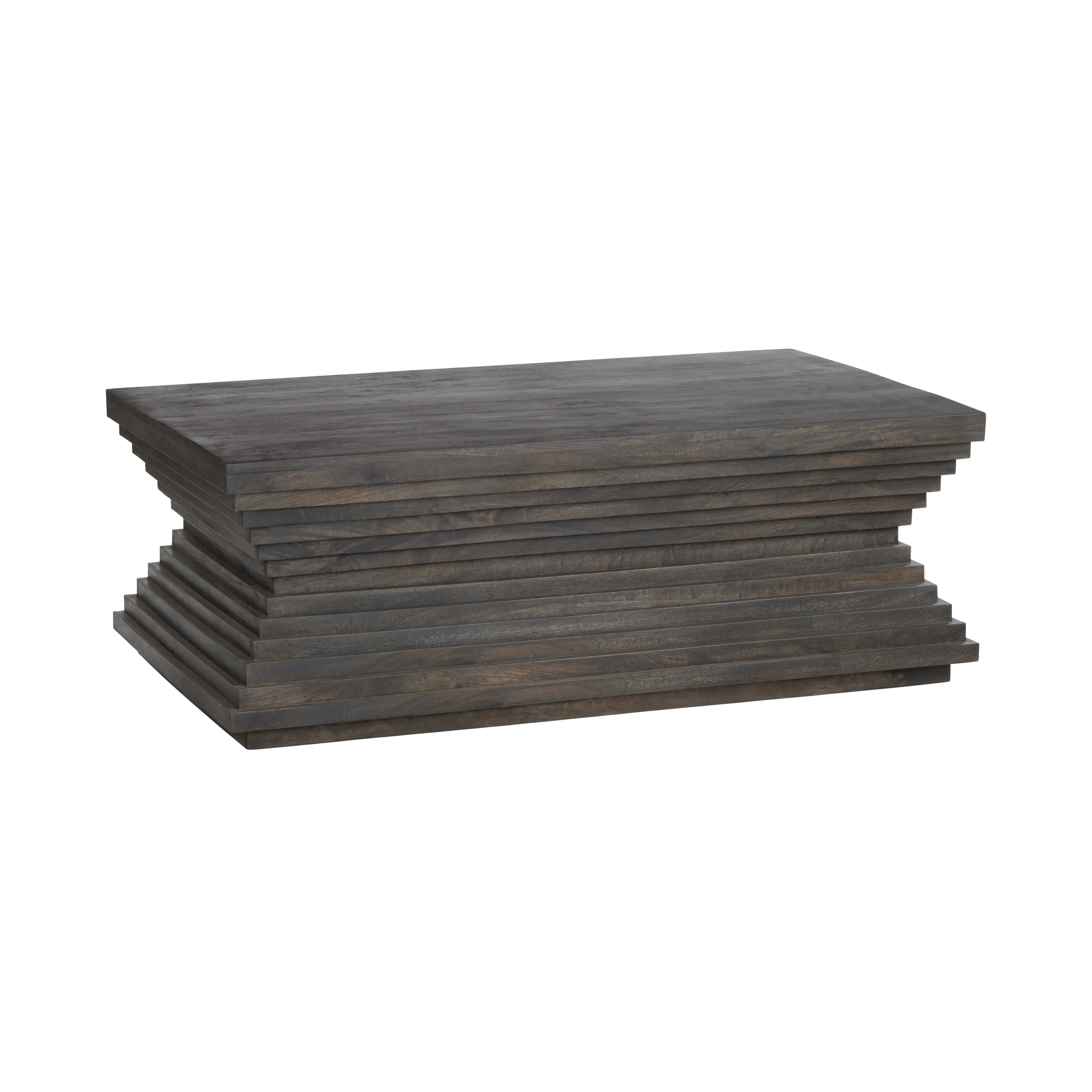 Crestview Collection Highland Park Brown Mango Wood Coffee Table - Image 2