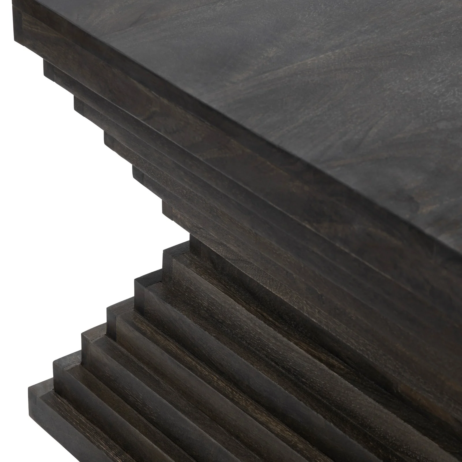 Crestview Collection Highland Park Brown Mango Wood Coffee Table - Image 4