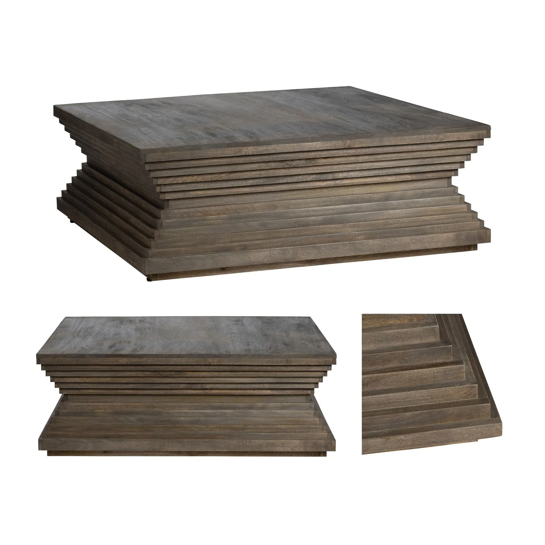 Crestview Collection Highland Park Modern Organic Coffee Table - Image 4