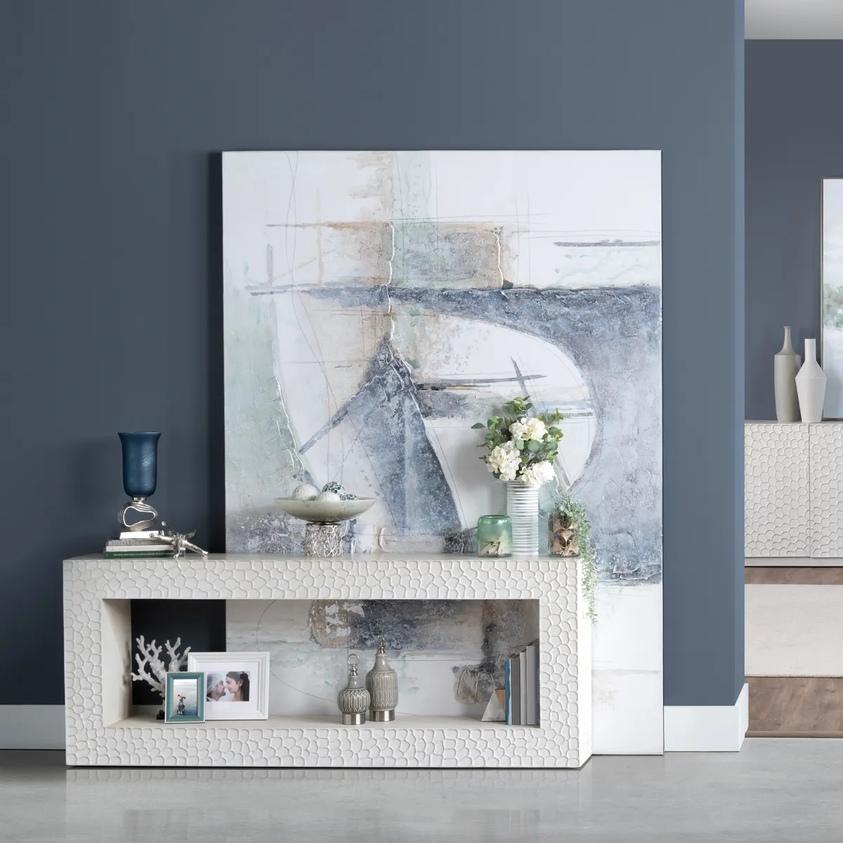 Crestview Collection Holland Oversized Abstract Painting Wall Art