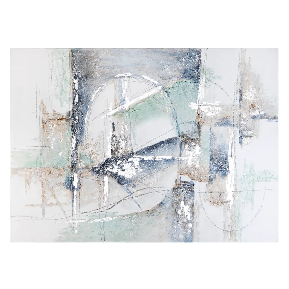 Crestview Collection Holland Oversized Abstract Painting Wall Art - Image 2